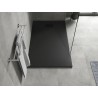 Mexen Hugo 150 x 70 cm Rectangular SMC Shower Tray, Black, Black Cover - 42707015-B