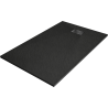 Mexen Hugo rectangular SMC shower tray 160 x 80 cm, black, black cover - 42708016-B