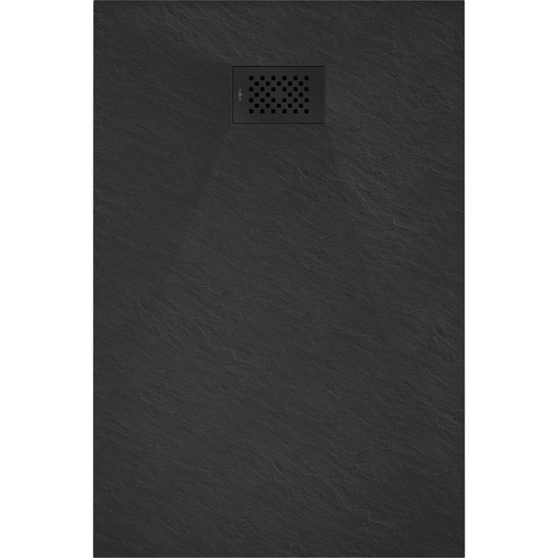 Mexen Hugo rectangular shower tray SMC 100 x 80 cm, black, black cover - 42708010-B