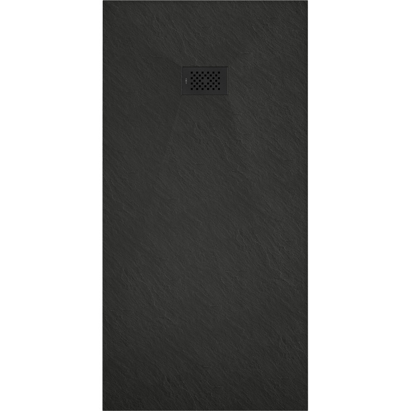 Mexen Hugo rectangular SMC shower tray 170 x 80 cm, black, black cover - 42708017-B