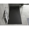 Mexen Hugo rectangular SMC shower tray 170 x 80 cm, black, black cover - 42708017-B