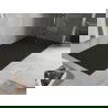 Mexen Hugo rectangular shower tray SMC 170 x 80 cm, black, black cover - 42708017-B