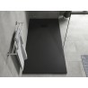 Mexen Hugo SMC Rectangular Shower Tray 170 x 80 cm, Black, Black Cover - 42708017-B