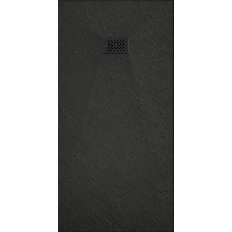 Mexen Hugo rectangular shower tray SMC 180 x 80 cm, black, black cover - 42708018-B