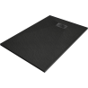 Mexen Hugo rectangular SMC shower tray 110 x 90 cm, black, black cover - 42709011-B