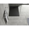 Mexen Hugo rectangular SMC shower tray 130 x 90 cm, black, black cover - 42709013-B