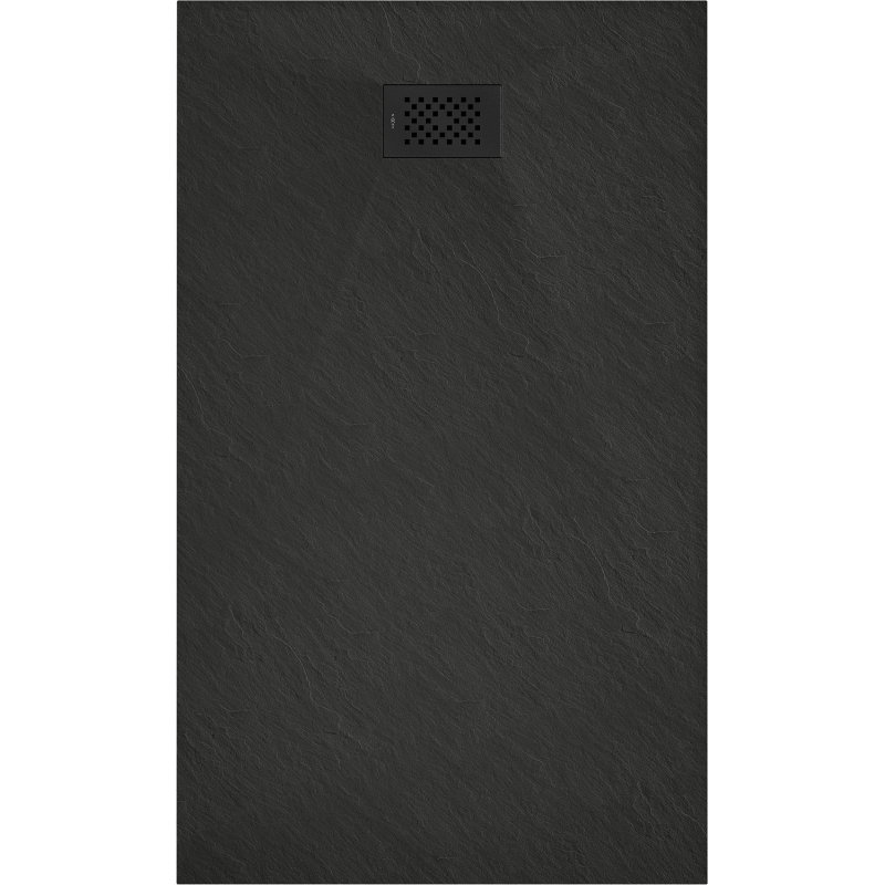 Mexen Hugo rectangular shower tray SMC 160 x 90 cm, black, black cover - 42709016-B