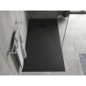 Mexen Hugo rectangular SMC shower tray 170 x 90 cm, black, black cover - 42709017-B