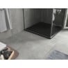 Mexen Hugo square shower tray SMC 100 x 100 cm, black, black cover - 42701010-B