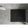 Mexen Hugo rectangular SMC shower tray 130 x 100 cm, black, black cover - 42701013-B