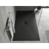 Mexen Hugo rectangular SMC shower tray 150 x 100 cm, black, black cover - 42701015-B