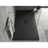 Mexen Hugo rectangular SMC shower tray 170 x 100 cm, black, black cover - 42701017-B