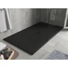 Mexen Hugo rectangular SMC shower tray 160 x 100 cm, black, black cover - 42701016-B