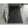 Mexen Hugo Rectangular Shower Tray SMC 200 x 100 cm, Black, Black Cover - 42701020-B