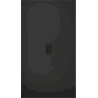 Mexen Hugo rectangular recessed tray SMC 160 x 100 cm, black, black cover - 42701016-B