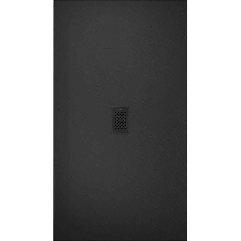 Mexen Hugo rectangular shower tray SMC 170 x 100 cm, black, black grille - 42701017-B