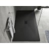 Mexen Hugo Rectangular Shower Tray SMC 200 x 100 cm, Black, Black Cover - 42701020-B