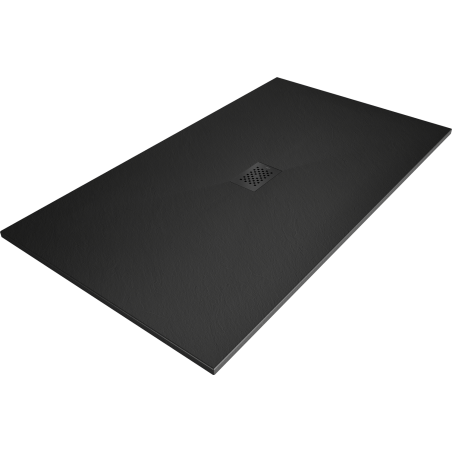 Mexen Hugo Rectangular Shower Tray SMC 200 x 100 cm, Black, Black Cover - 42701020-B