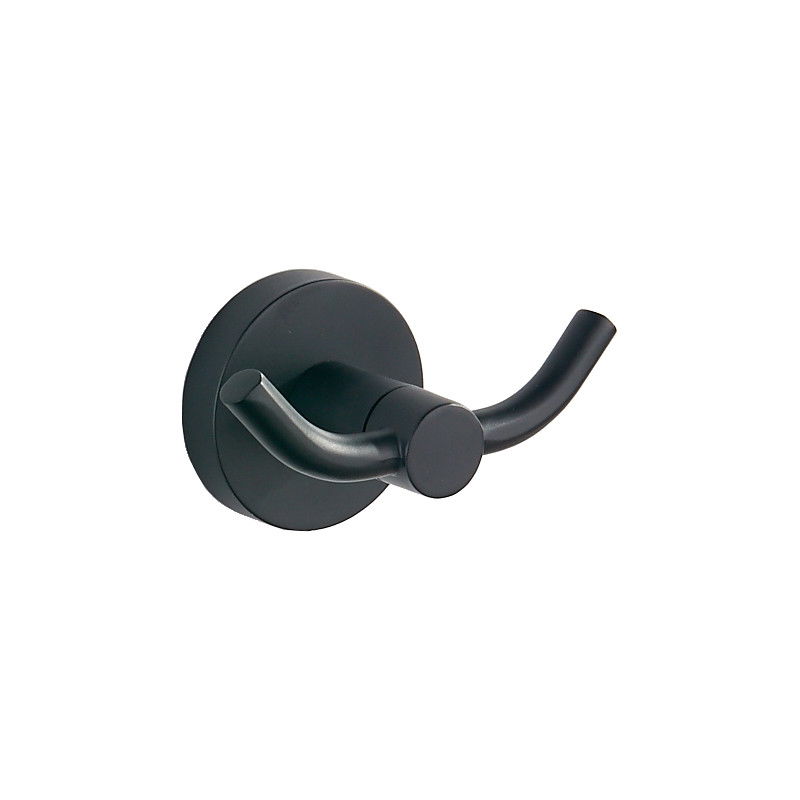 Mexen Remo double towel hook, Black- 70507352-70