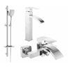 Mexen Libra DQ62 bathtub set, Chrome - 745113DQ62-00