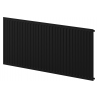 Mexen CH10 Hygiene flat radiator 900 x 500 mm, side connection, 447 W, black - W410H-090-050-70