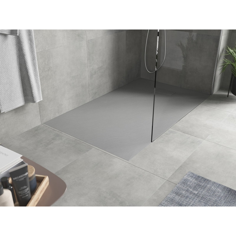 Mexen Hugo rectangular SMC shower tray 140 x 70 cm, gray - 42617014