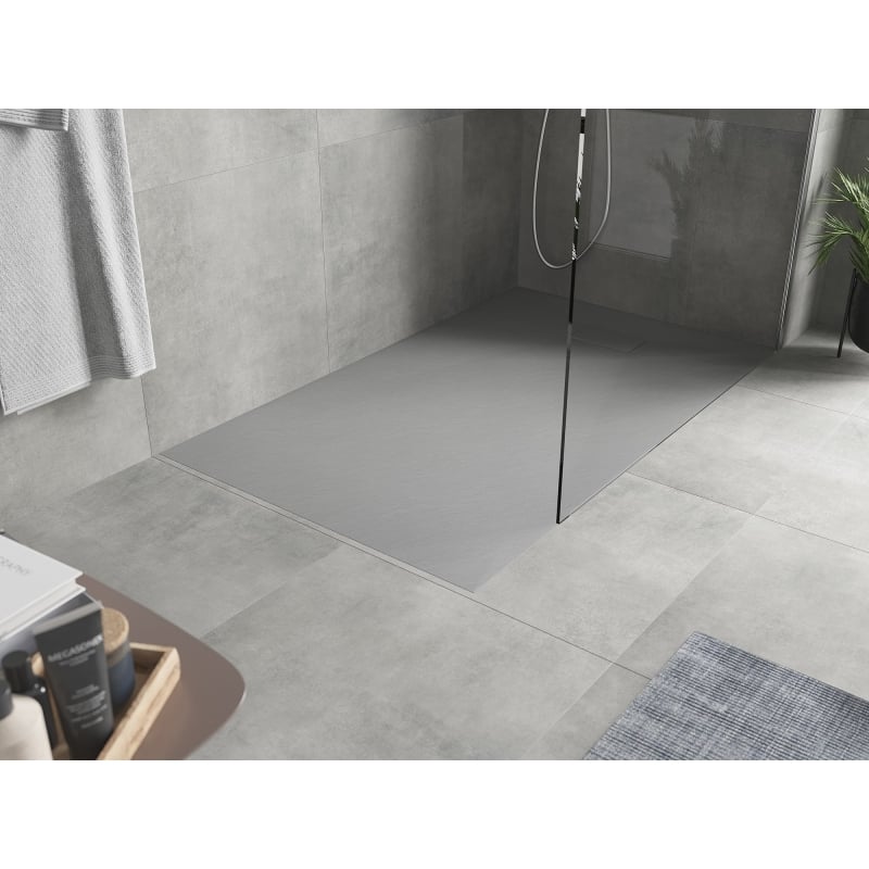 Mexen Hugo rectangular SMC shower tray 150 x 70 cm, gray - 42617015