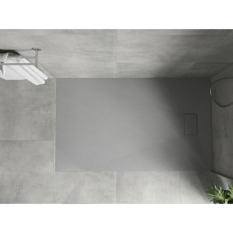 Mexen Hugo rectangular shower tray SMC 150 x 70 cm, grey - 42617015