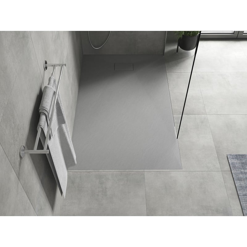 Mexen Hugo rectangular shower tray SMC 150 x 80 cm, grey - 42618015