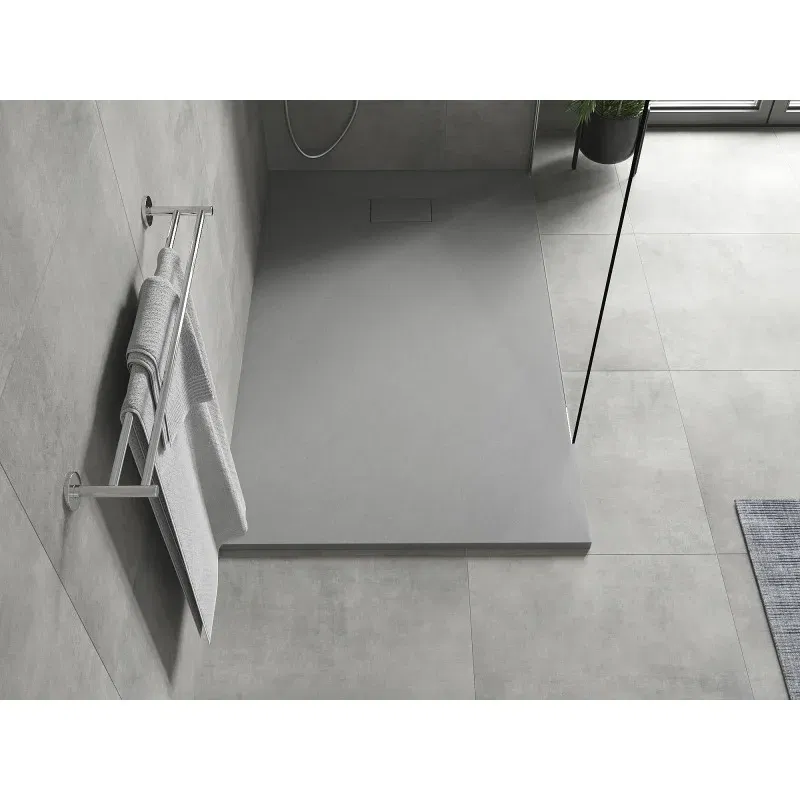 Mexen Hugo rectangular shower tray SMC 160 x 80 cm, grey - 42618016