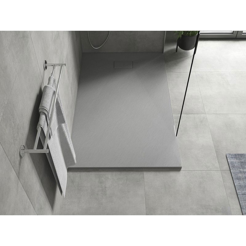 Mexen Hugo SMC Rectangular Tray 160 x 90 cm, Grey - 42619016