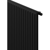 Mexen CH10 Hygiene flat radiator 900 x 2400 mm, side connection, 2144 W, black - W410H-090-240-70
