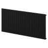 Mexen CH10 Hygiene flat radiator 900 x 2400 mm, side connection, 2144 W, black - W410H-090-240-70
