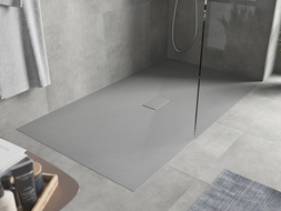Mexen Hugo Rectangular Shower Tray SMC 150 x 100 cm, Grey - 42611015
