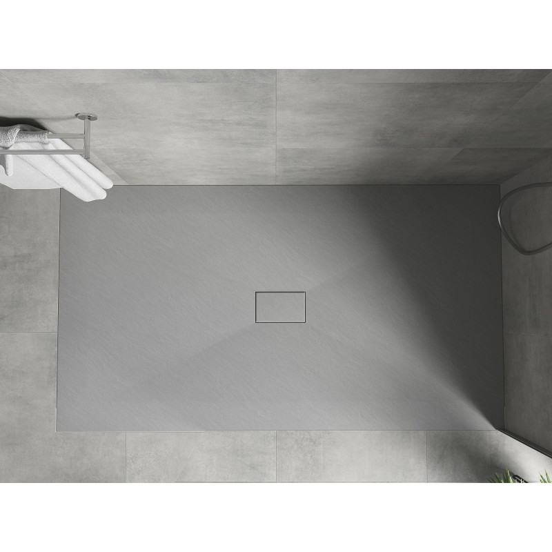 Mexen Hugo Rectangular SMC Shower Tray 150 x 100 cm, Gray - 42611015