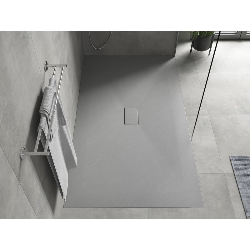 Mexen Hugo rectangular SMC shower tray 160 x 100 cm, gray - 42611016