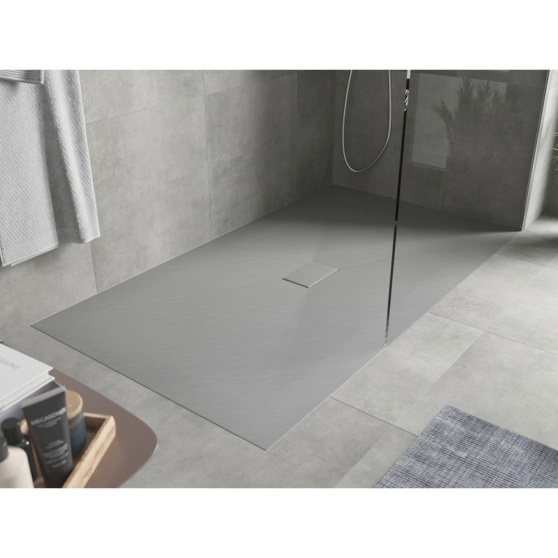 Mexen Hugo rectangular shower tray SMC 160 x 100 cm, grey - 42611016