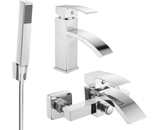 Mexen Libra R77 bathtub set, Chrome - 745103R77-00