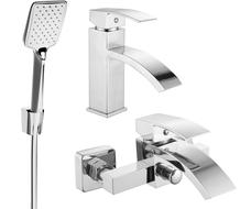 Mexen Libra R62 bathtub set, Chrome - 745103R62-00