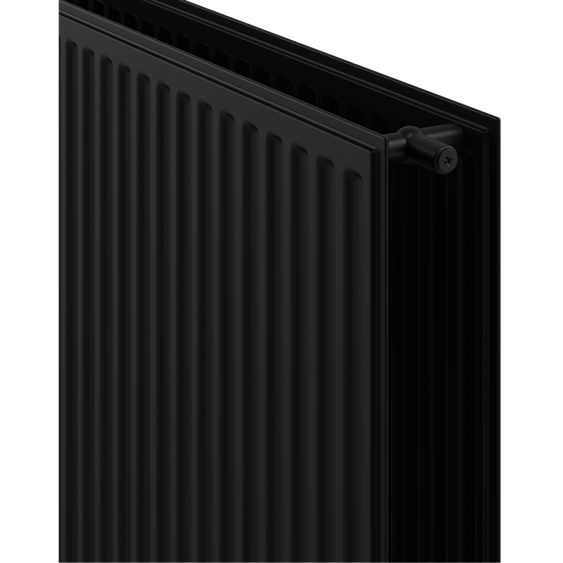 Mexen CH20 Hygiene flat radiator 600 x 2200 mm, side connection, 2418 W, black - W420H-060-220-70