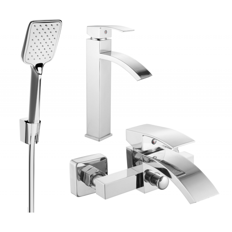 Mexen Libra R62 bath set, chrome - 745113R62-00