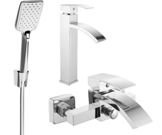 Mexen Libra R62 bathtub set, Chrome - 745113R62-00