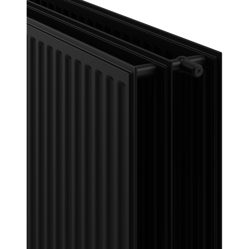 Mexen CH30 Hygiene panel radiator 400 x 1100 mm, side connection, 1206 W, black - W430H-040-110-70