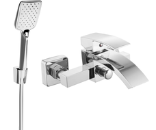 Mexen Libra R62 bathtub mixer tap with shower head, Chrome - 74513R62-00