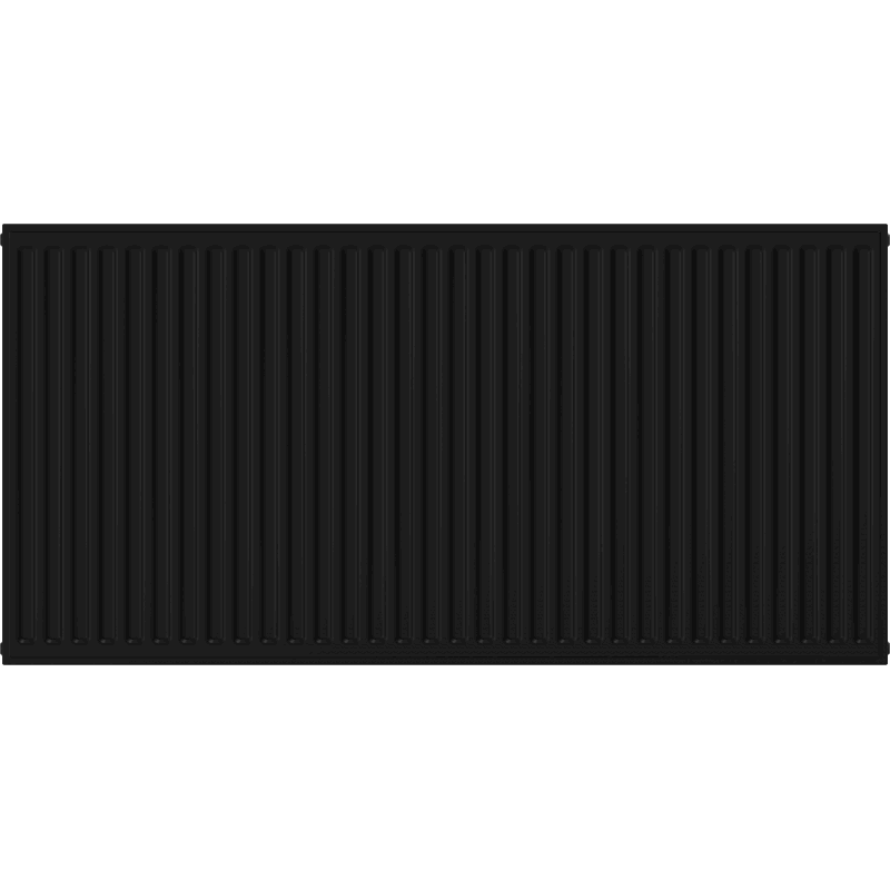 Mexen CH30 Hygiene flat radiator 400 x 3000 mm, side connection, 3289 W, black - W430H-040-300-70