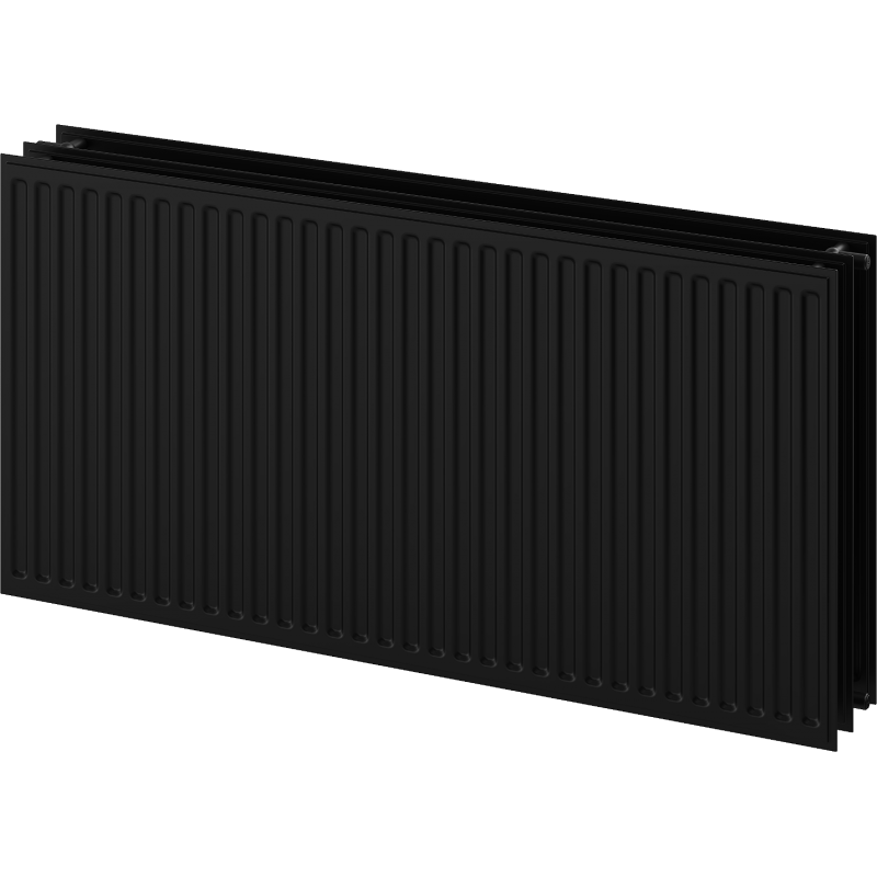 Mexen CH30 Hygiene flat radiator 500 x 900 mm, side connection, 1167 W, black - W430H-050-090-70