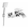 Mexen Libra R45 bath faucet with shower set, chrome - 74513R45-00