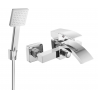 Mexen Libra R45 bathtub faucet with shower set, chrome - 74513R45-00