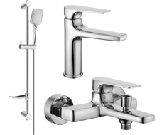 Mexen Lynx DF62 bath set, chrome - 745903DF62-00