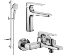 Mexen Lynx DF40 bathtub set, Chrome - 745903DF40-00